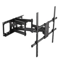 QPA49-686 - Super heavy-duty, Extra-large, articulating Curved & Flat Panel TV Wall Mount